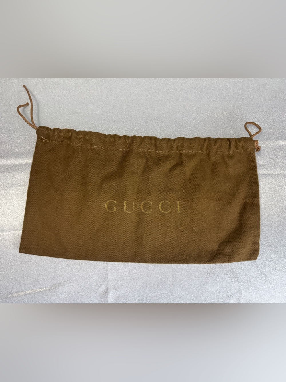 GUCCI Brown Drawstring Travel / Dust Bag Unisex